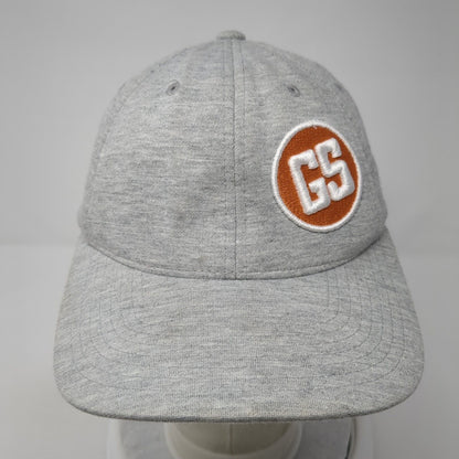 GS The Grower Station Fitted Hat Gray L/XL Embroidered 6 Panel Flexfit Yupoong