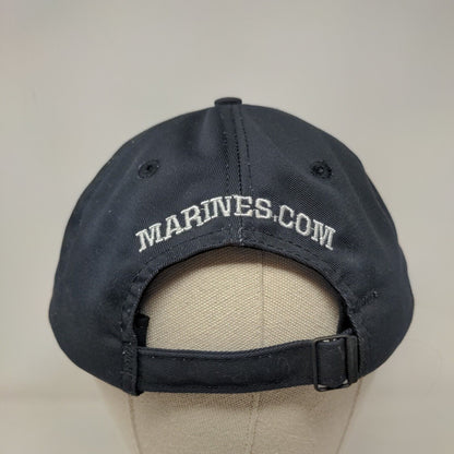 Marines The Few The Proud Slideback Hat Blue OSFA Adjustable Embroidered 6 Panel