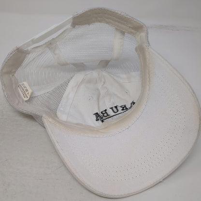 Aruba One Happy Island Est 1499 White Trucker Hat One Size Mesh Snapback Cap
