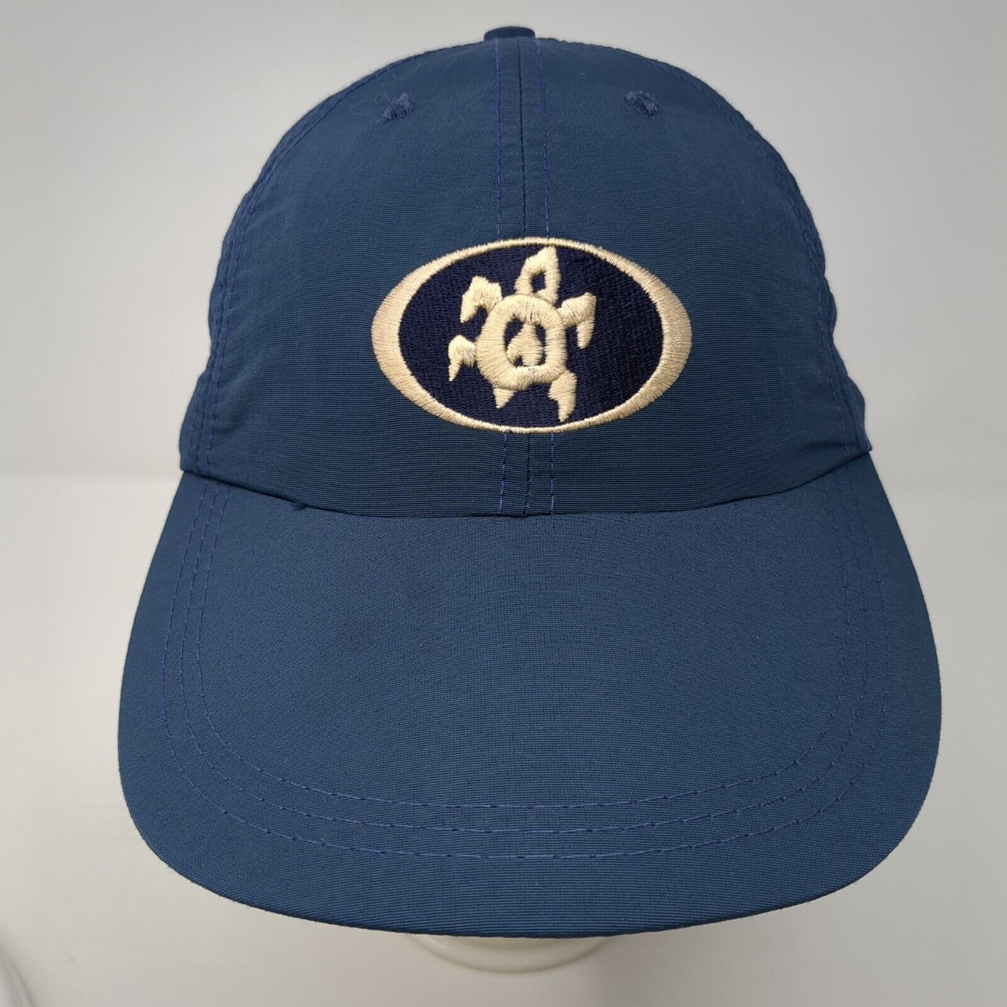 Unbranded Trapper Hat Blue One Size Adjustable Drawstring Ear Flaps 6 Panel