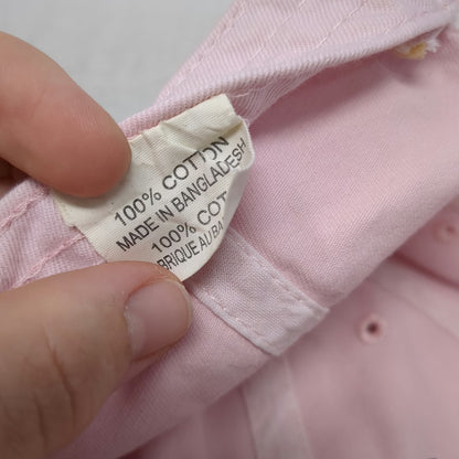 Mackay Idaho Pink One Size Baseball Cap Hat Slideback Script Embroidery Cotton