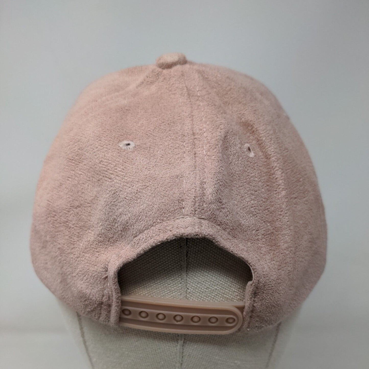 Rainbow Snapback Hat Pink One Size Adjustable Patch Pearls 6 Panel Polyester