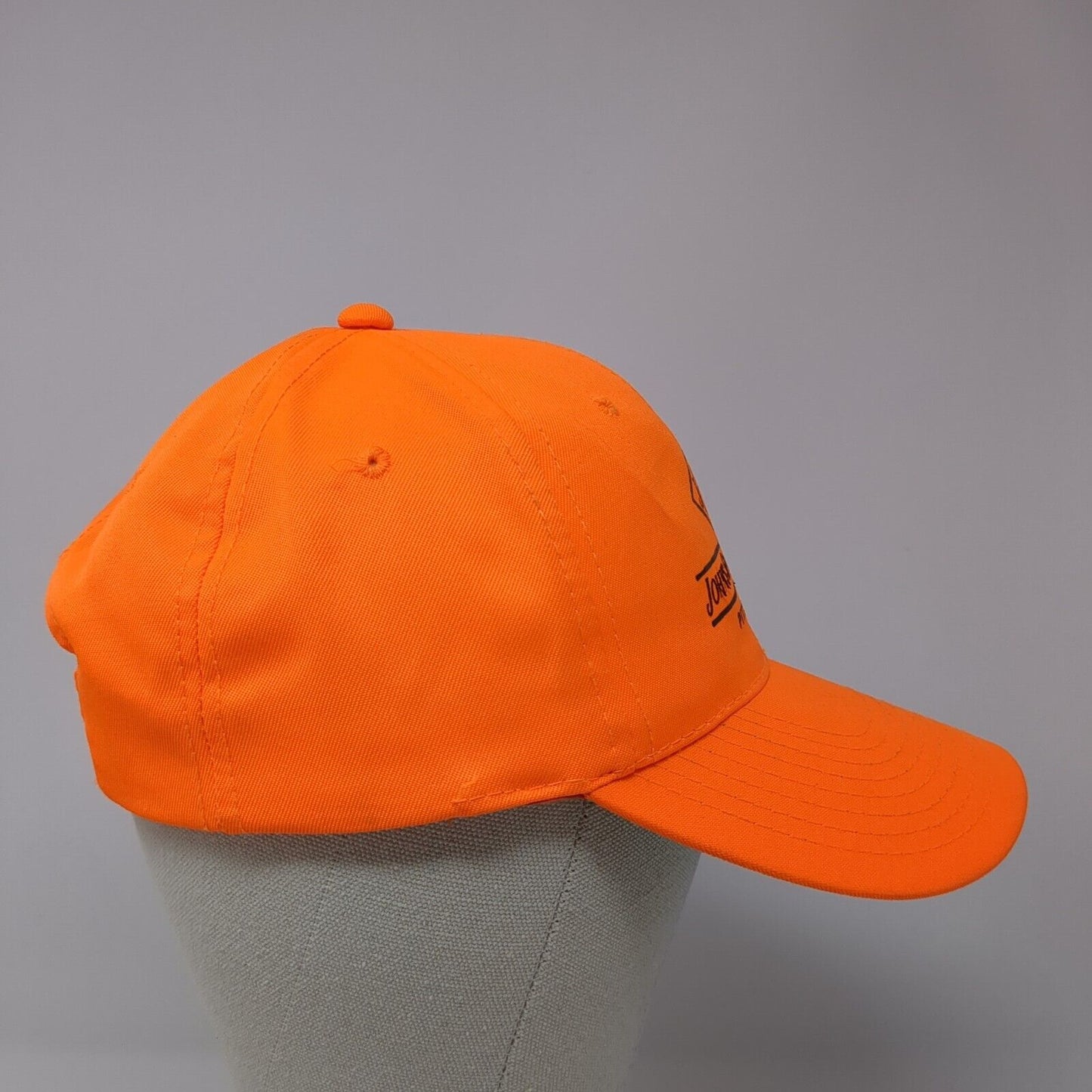 John's Sport Center Snapback Hat Orange One Size Adjustable Outdoor Cap