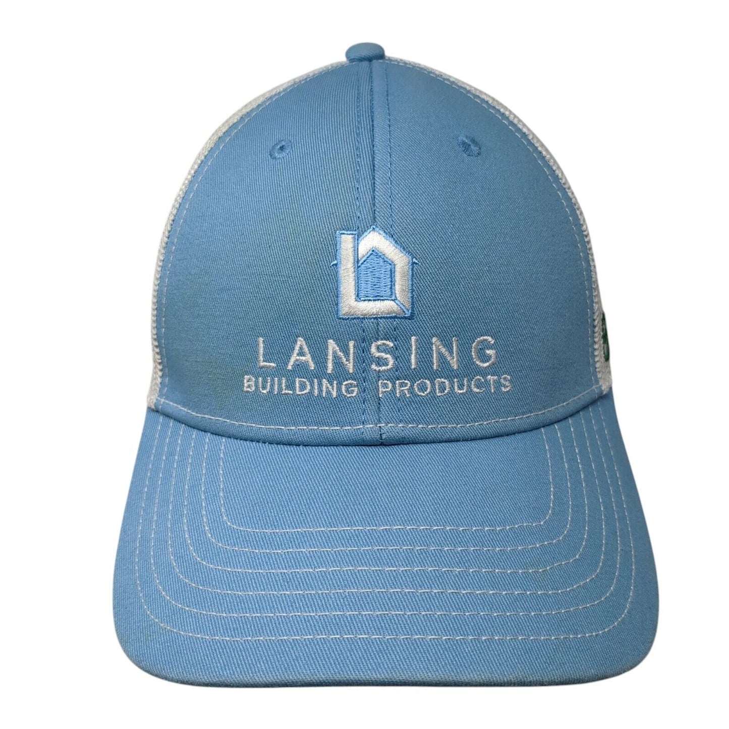 Lansing Building Products Snapback Trucker Hat Blue OS Mesh Back James Hardie