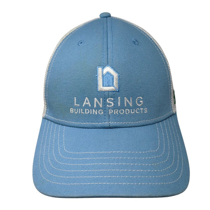 Lansing Building Products Snapback Trucker Hat Blue OS Mesh Back James Hardie