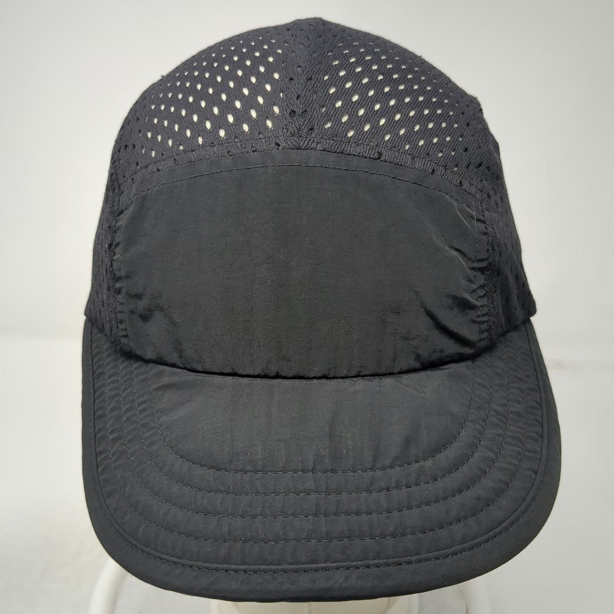 Coal 5 Panel Hat Black One Size Mesh Crown Slideback Lightweight Nylon Outdoor