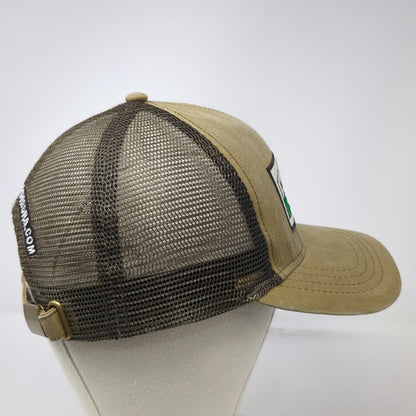 Ouray Baseball Cap Brown One Size Mesh Back Strapback AgRisk Advisors Patch Hat