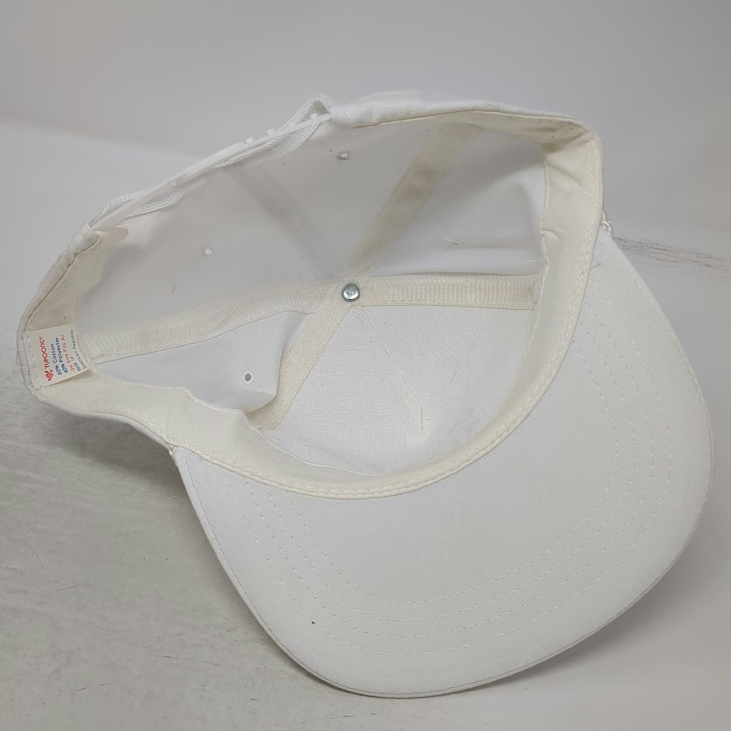 Yupoong 5 Panel White Vintage 1996 Shrine Bowl Football Rope Hat Snapback Cap