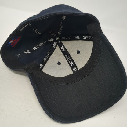 Seattle Mariners MLB New Era Blue Baseball Cap Size M 39THIRTY Stretch Fit Hat