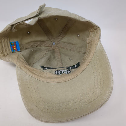 Key West Florida 1521 Strapback Hat Tan One Size Adjustable Embroidered 6 Panel