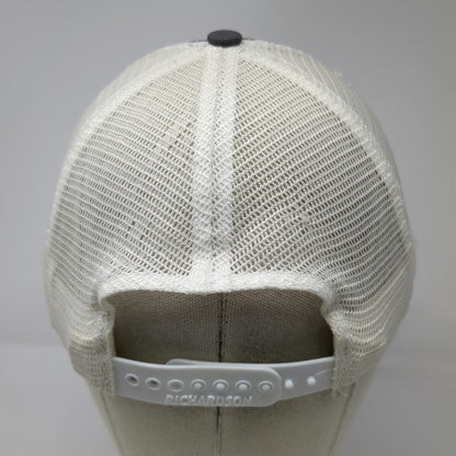 Richardson Trucker Hat Gray L Signature Consultants Mesh Snapback Curved Brim