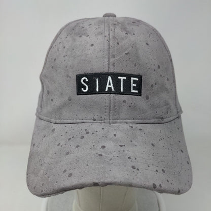 State Slideback Hat Gray One Size Adjustable Embroidered 6 Panel iLahui