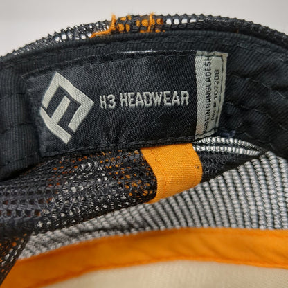 H3 Headwear Hemi Powered Mopar Trucker Hat Black One Size Mesh Back Stitching