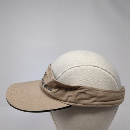 SGH Springfield Greene Country Health Department Sun Visor Hat Tan OS Norwood