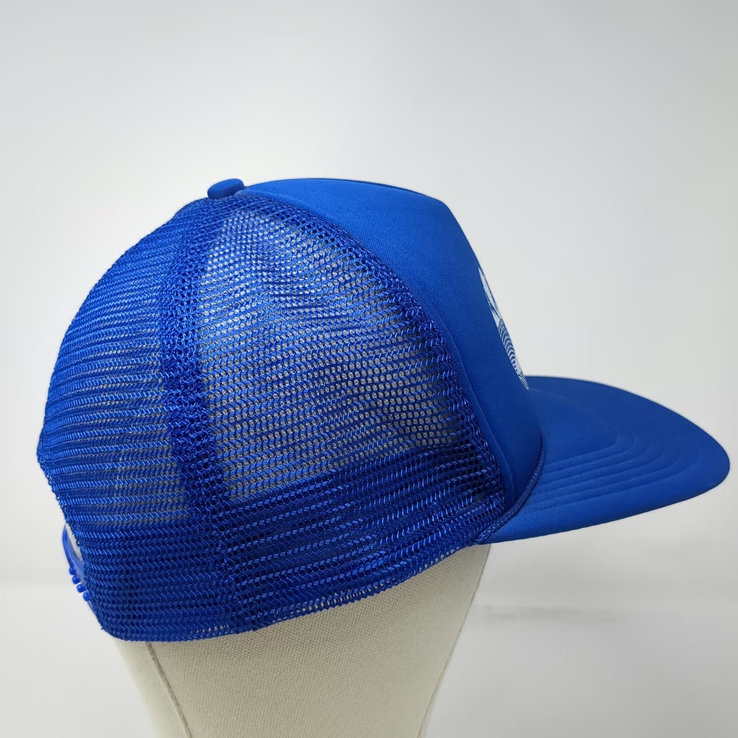 The Sportsman Trucker Hat Blue One Size US Forest Service PNW Fish Snapback Mesh