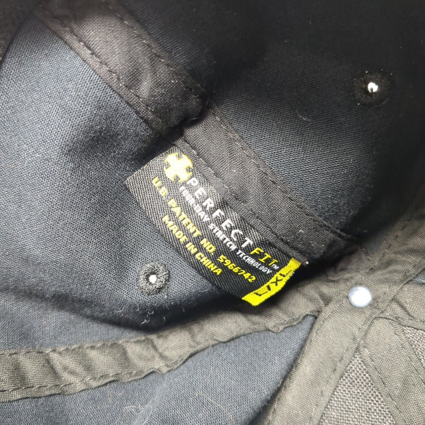 Sure Steel Inc. Fitted Hat Blue L/XL Perfect Fit Embroidered Stretch