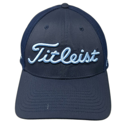 Titleist Baseball Cap Blue XL Fitted Mesh Golf Pro V1 FootJoy Performance Hat
