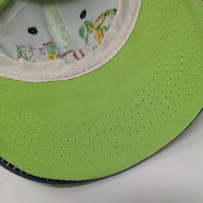 Aruba One Happy Island Strapback Hat Green 58cm Adjustable Embroidered