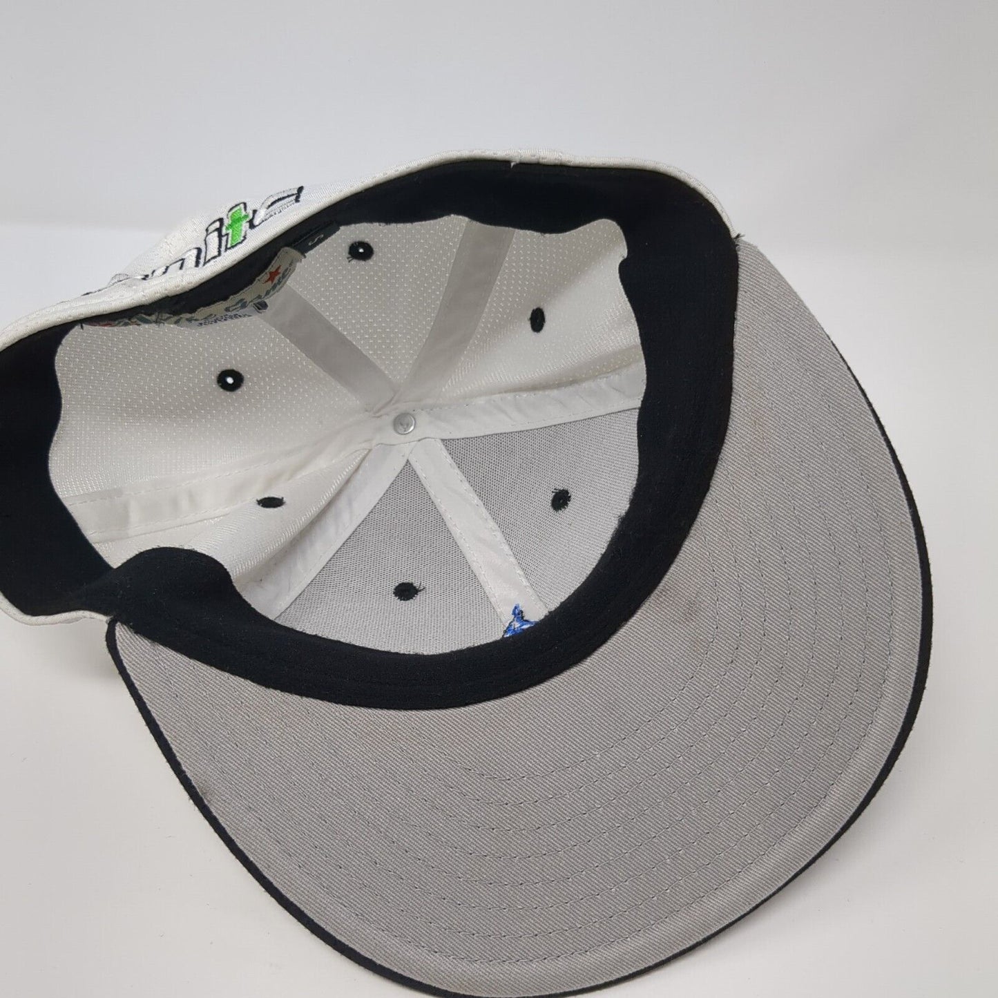 Ignite Fitted Hat White Small Embroidered Logo Colorblock The Game