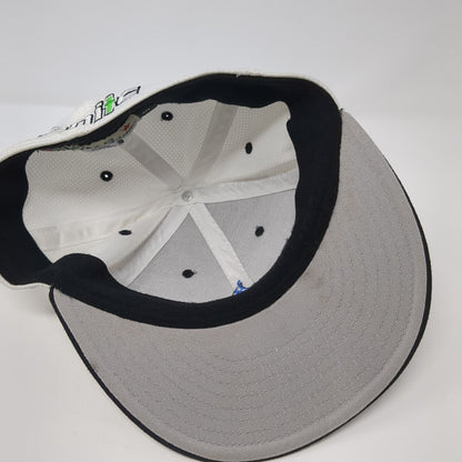 Ignite Fitted Hat White Small Embroidered Logo Colorblock The Game