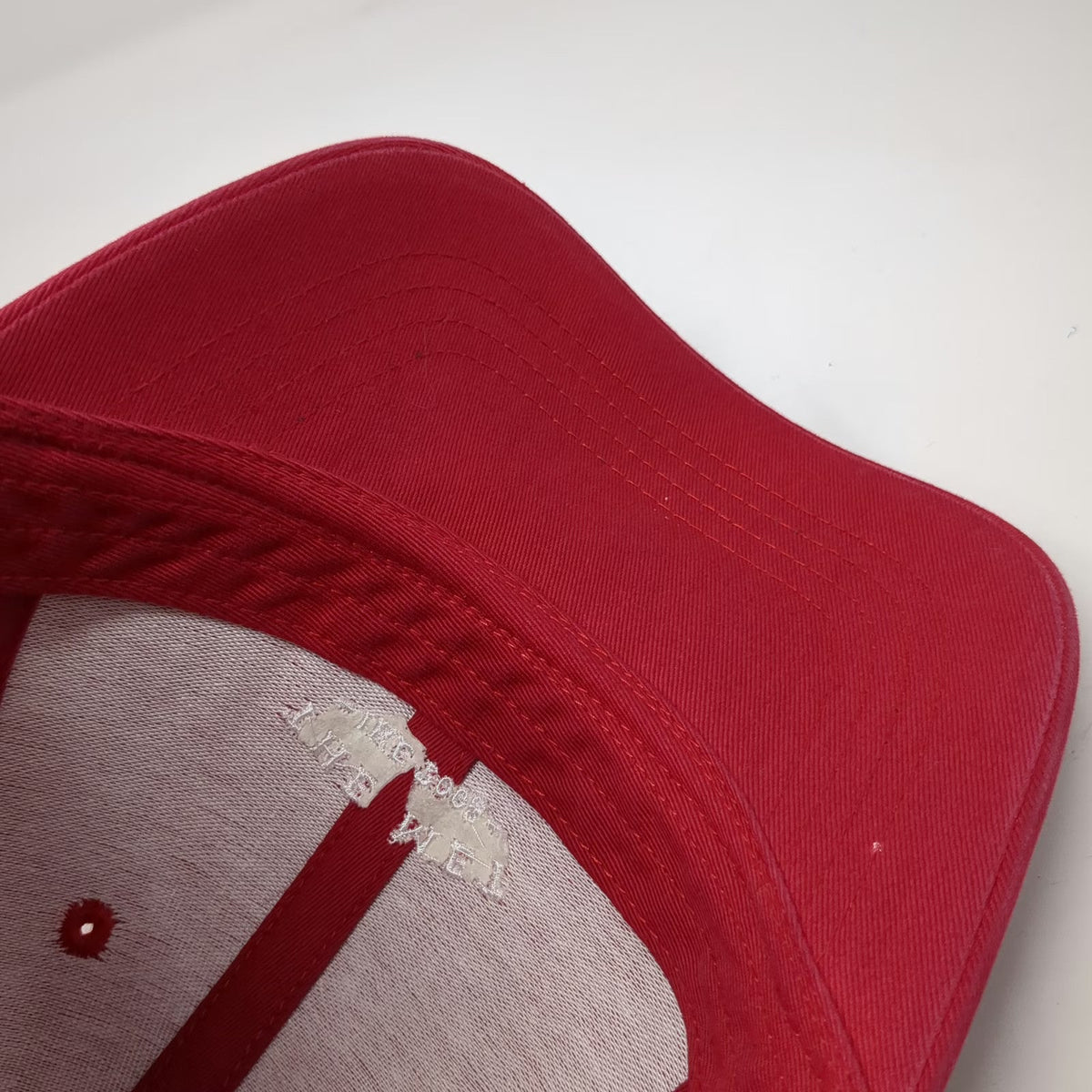 American Needle Baseball Cap Red One Size The Met Ike 2008 Canon MGA Golf Hat