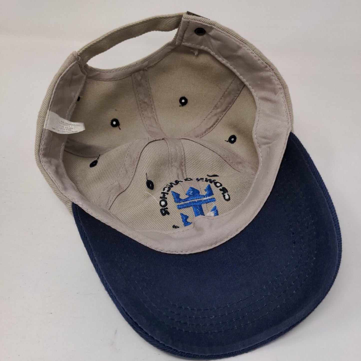 Crown & Anchor Society Slideback Hat Multi One Size Embroidered Colorblock
