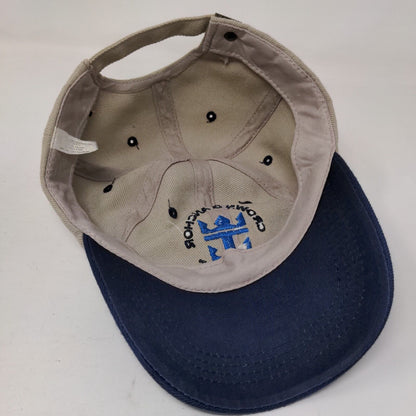 Crown & Anchor Society Slideback Hat Multi One Size Embroidered Colorblock