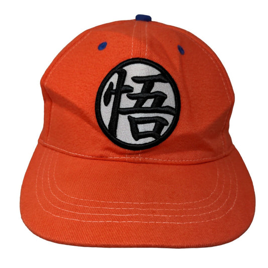 Dragon Ball Z Snapback Hat Orange One Size Embroidered 6 Panel Funimation