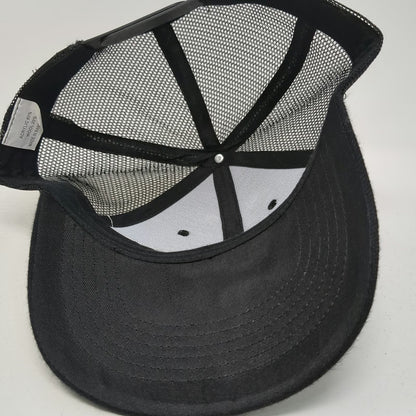 Trucker Hat Black One Size Tri-Valley Engineering TVE Mesh Snapback Structured