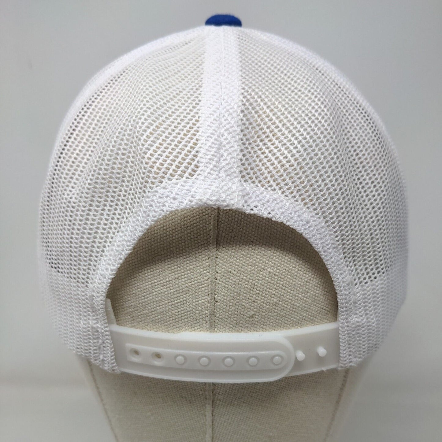 Second Chance Family Support Closet Snapback Hat One Size Blue Mesh Back