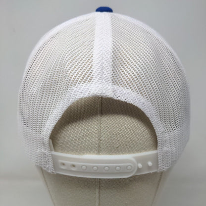 Second Chance Family Support Closet Snapback Hat One Size Blue Mesh Back