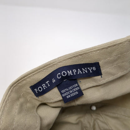 ON Pocatello Slideback Hat Tan One Size Adjustable Embroidered Port & Company