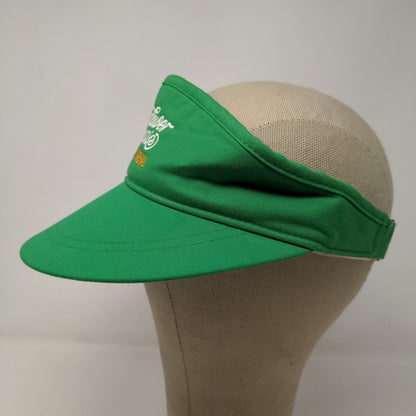 Mayflower Classic Men's Slideback Sun Visor Hat Cap Green Embroidered Logo