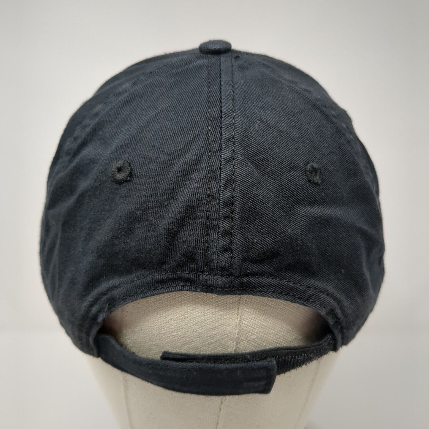 Chipotle Strapback Hat Black One Size Adjustable Embroidered Loomstate