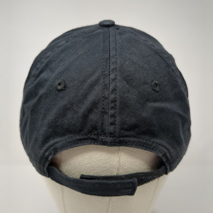 Chipotle Strapback Hat Black One Size Adjustable Embroidered Loomstate