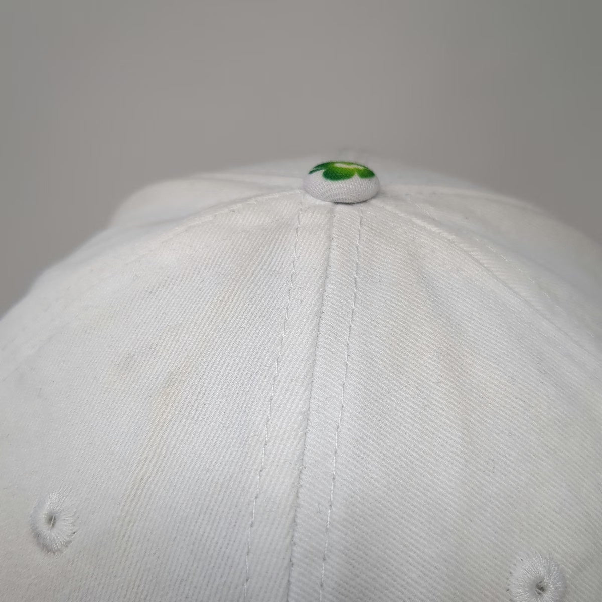 New Jersey Lottery White Baseball Cap OSFM Anything Can Happen In Jersey Logo