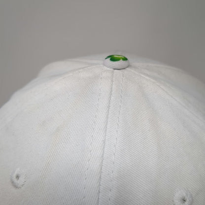New Jersey Lottery White Baseball Cap OSFM Anything Can Happen In Jersey Logo