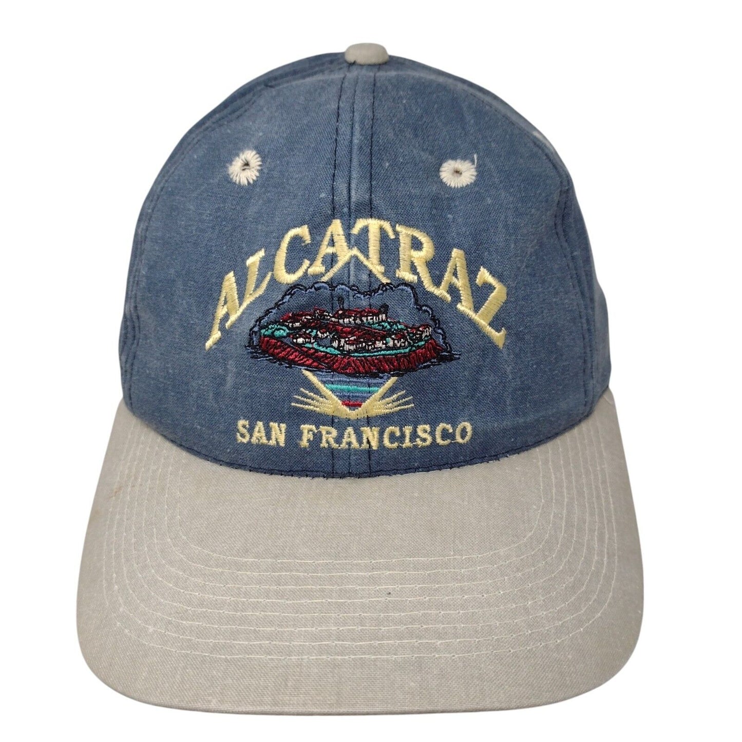 Alcatraz San Francisco Snapback Hat Multi OSFA Adjustable Embroidered