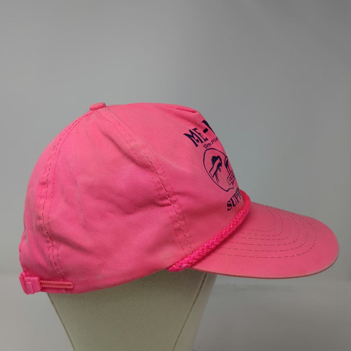 Otto Cap NFL Buffalo Bills Dallas Cowboys Super Bowl Pink 5 Panel Hat Vintage