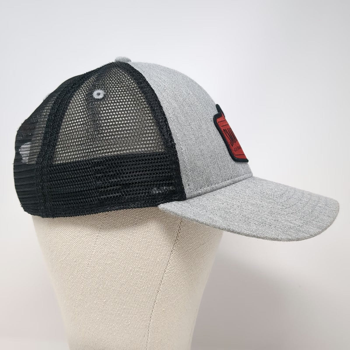 Smartwool Trucker Hat Gray Black Red One Size Snapback Mesh Go Far Feel Good