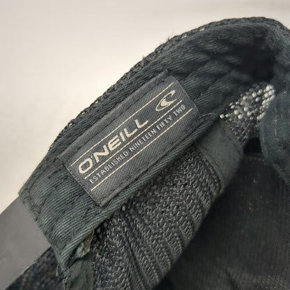 O'Neill Trucker Hat Gray One Size Snapback Mesh Rope Circle Logo Surf Sun Hat