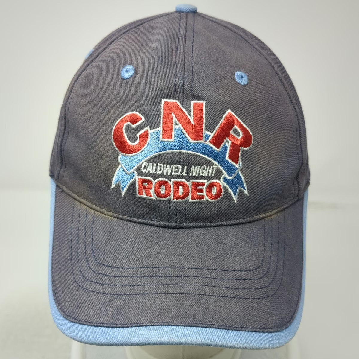 Bucks Bags Caldwell Night Rodeo Blue Baseball Cap One Size Strapback Horse Hat