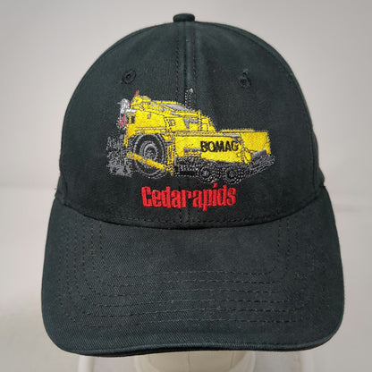 Triple Crown Baseball Cap Black One Size BOMAG Cedarapids Construction Paver Hat