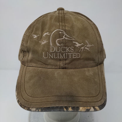 Ducks Unlimited Slideback Hat Brown OSFM Embroidered DU Leader