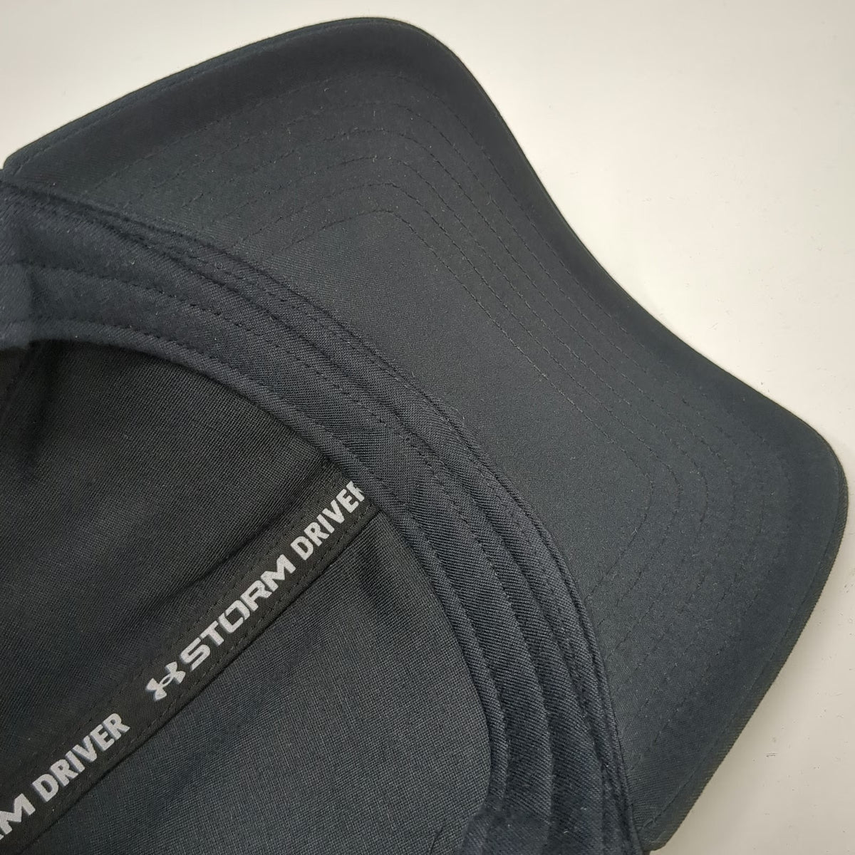 Under Armour Baseball Cap Black XL Tonal Logo Storm Driver Stretch Fit Hat
