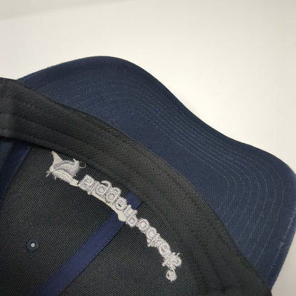 Bigger Pockets Snapback Hat Blue One Size Adjustable Embroidered Corner Stone
