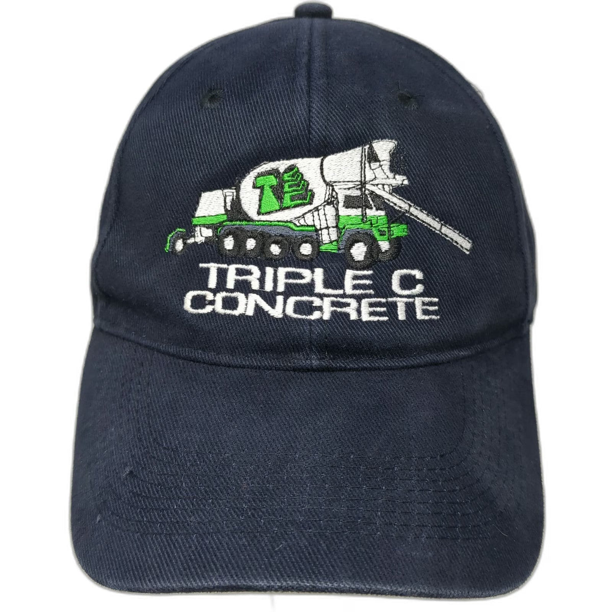 Otto Baseball Cap Blue OSFM Triple C Concrete Truck Embroidered Strapback hat
