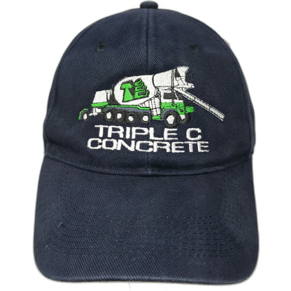 Otto Baseball Cap Blue OSFM Triple C Concrete Truck Embroidered Strapback hat