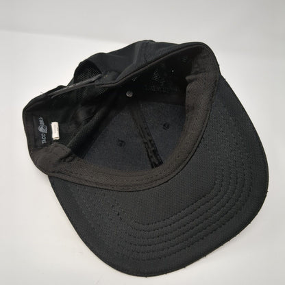 Taco Bell Snapback Hat Black One Size Adjustable Embroidered 6 Panel