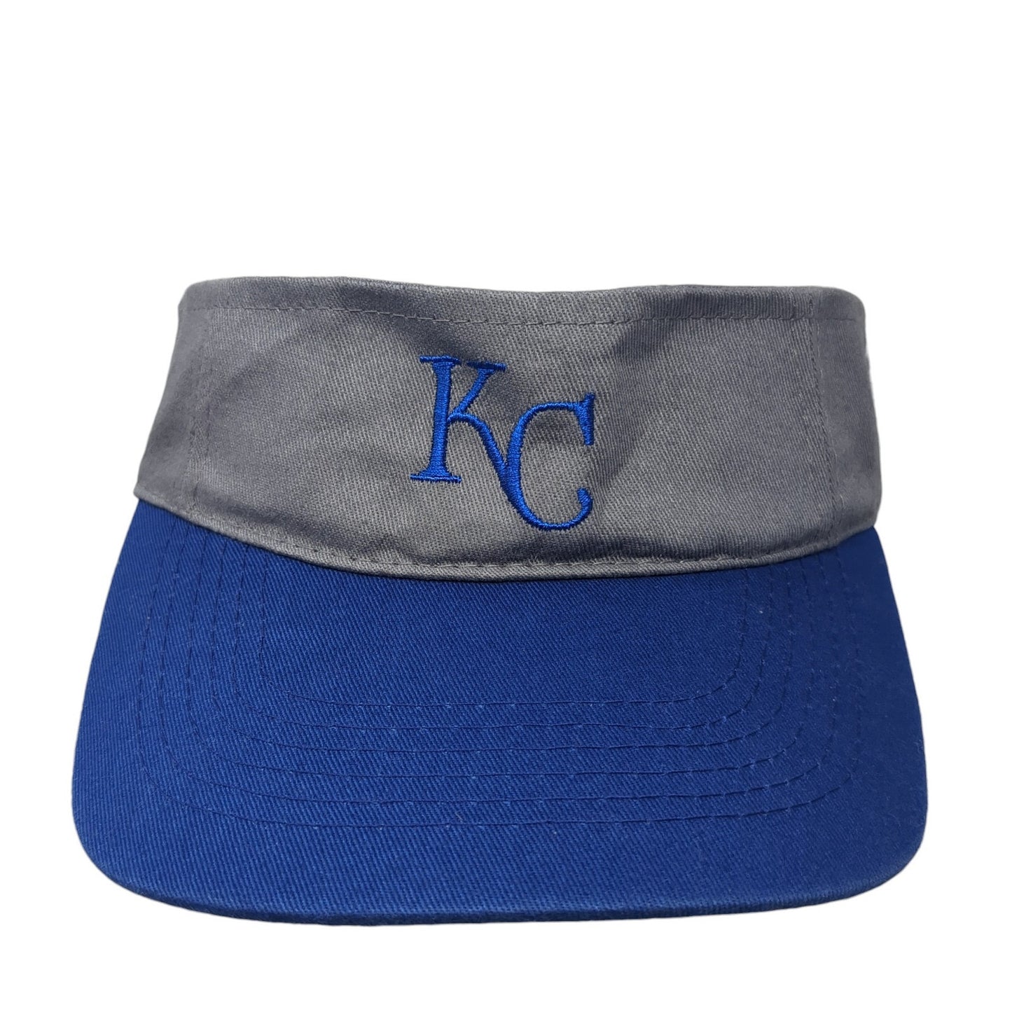 KC Sun Visor Hat Multicolor One Size Adjustable Strap Embroidered Lightweight